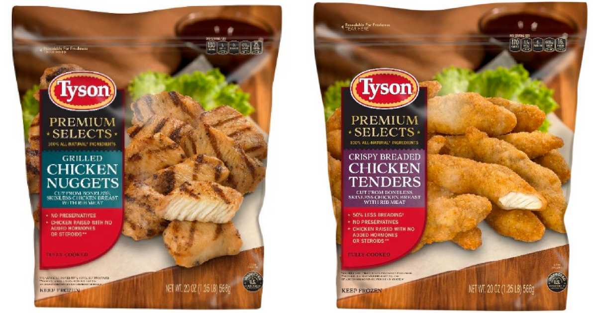 Target Tyson Premium Selects Frozen Chicken Only 3.24 Each (Regularly