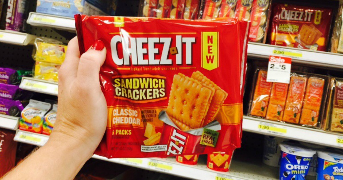 Target Shoppers! 50 Off CheezIt Sandwich Crackers (No Coupons Needed)