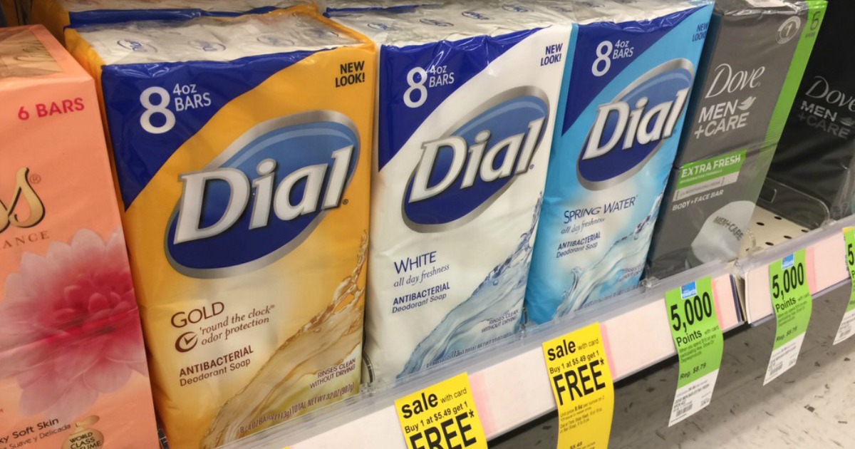 Walgreens Dial Bar Soap 8Pack Only 1.87 (Just 24¢ Per Bar)