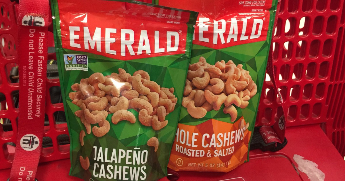 Target Shoppers! Emerald Cashews Pouches ONLY 2.69 (Jalapeno Variety