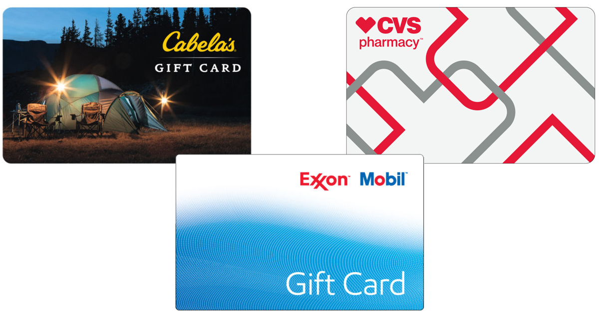 100 ExxonMobil Gas Card Only 93 Shipped + More Discounted Gift Cards