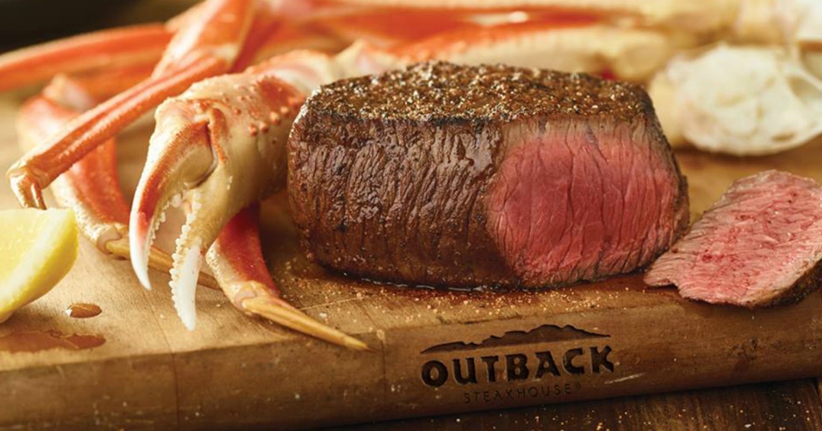 Outback Steakhouse 5 Off 2 Dinner Entrees