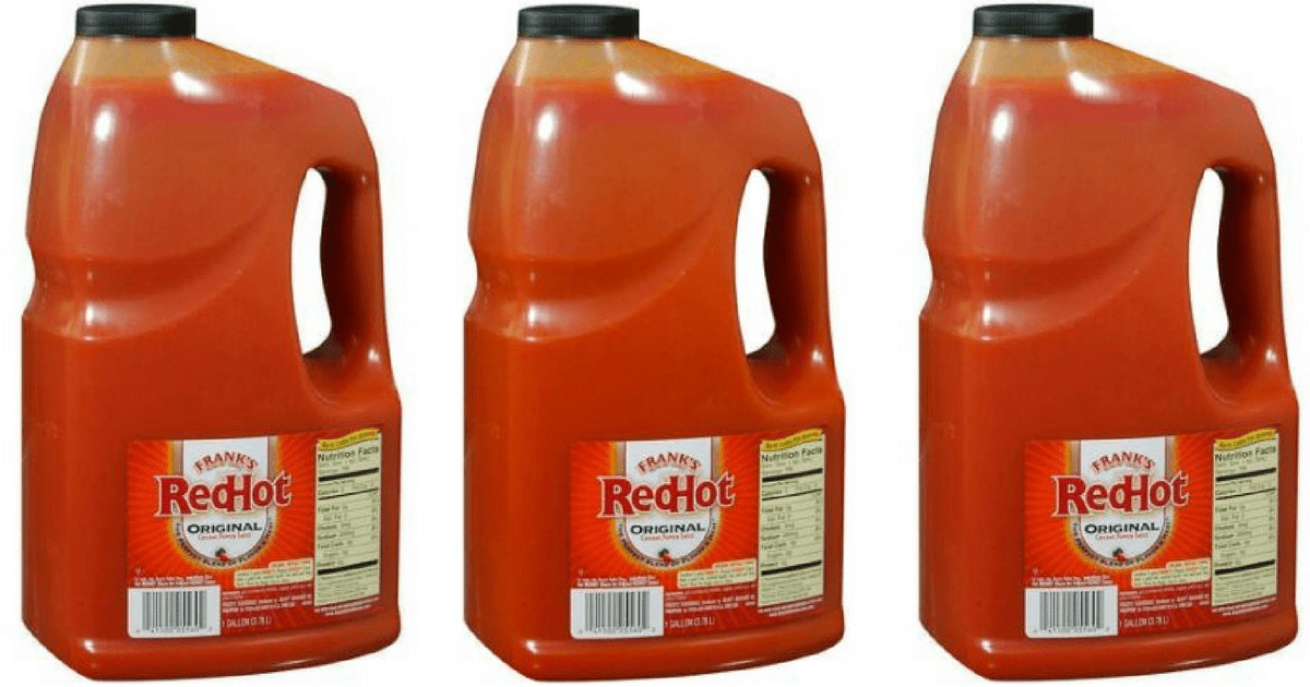 Amazon Prime One GALLON Frank's Red Hot Sauce Only 10.72 Shipped