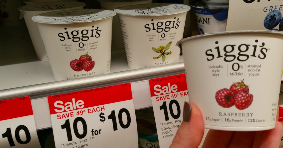Target Better Than FREE Siggi's Yogurt (After Cash Back)