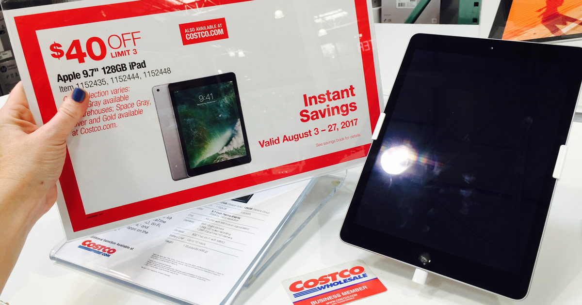 Costco Members! 40 Off Apple 128GB iPad