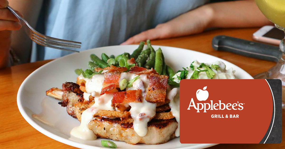 50 Applebee's Gift Card ONLY 40 Shipped • Hip2Save