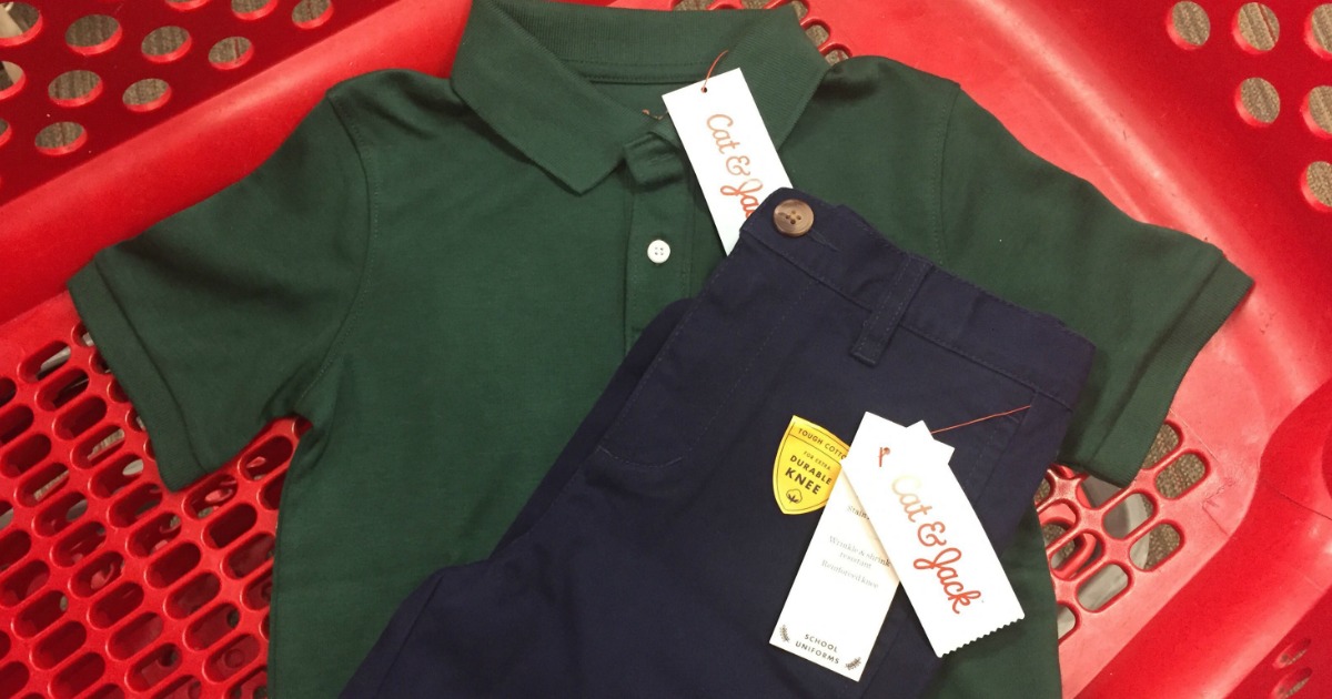 Target Shoppers! Save 40 Off Cat & Jack School Uniforms (Limit 20