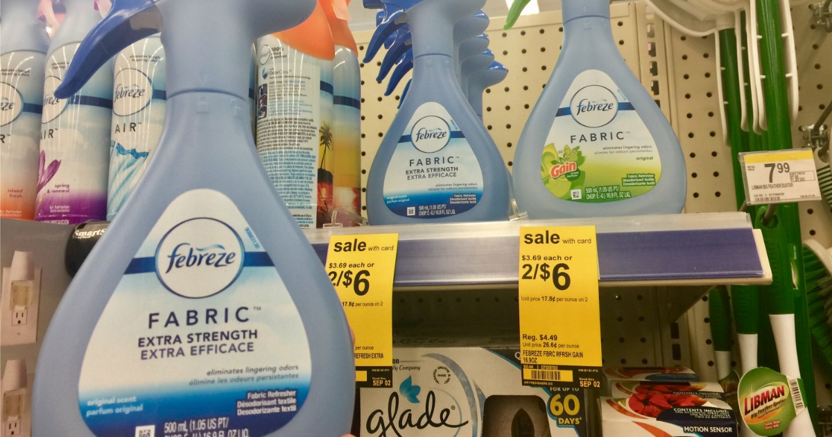 Walgreens Febreze Air Freshener or Fabric Spray Just 1.50 Each (Just