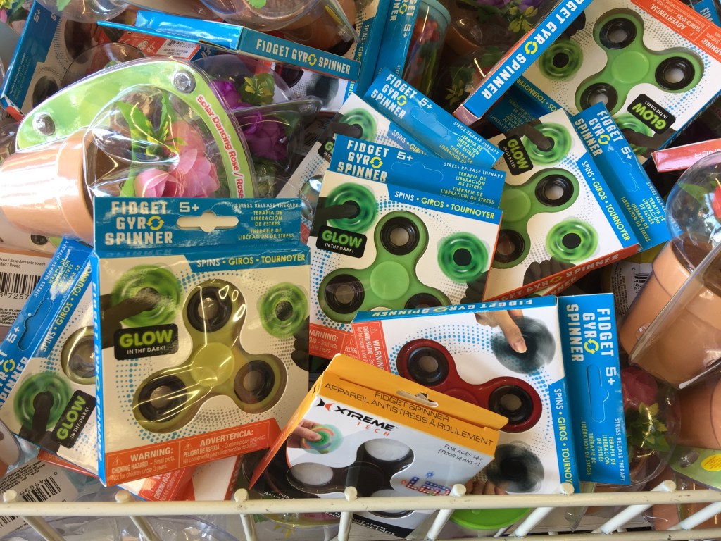 Glow in the Dark & LED Fidget Spinners ONLY 1 at Dollar Tree