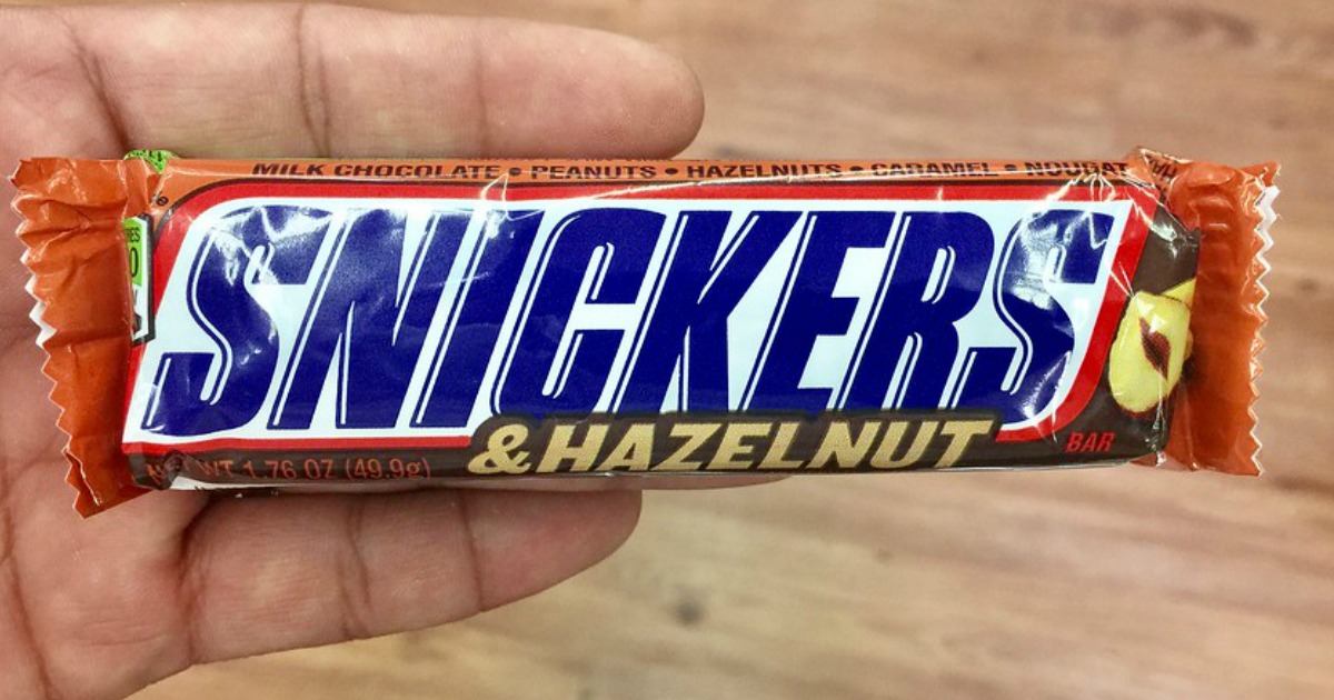 Amazon 24 Pack Snickers Hazelnut Bars Only 15.60 (Just 65¢ Per Bar