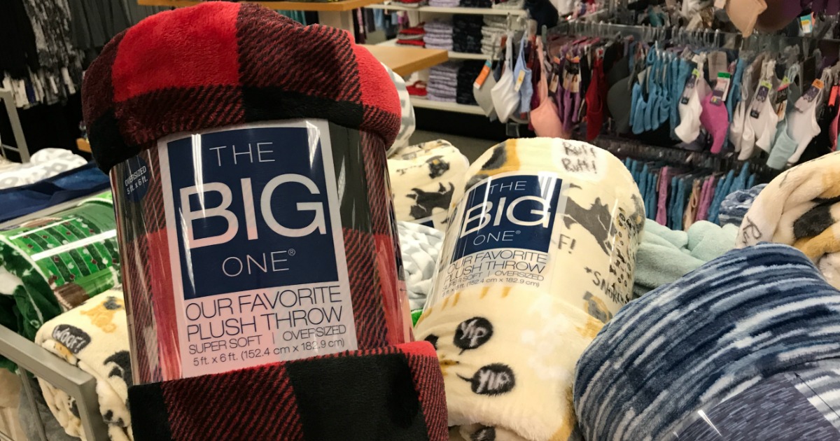 Kohl's Black Friday is Live! The Big One Plush Throws Only 7.64