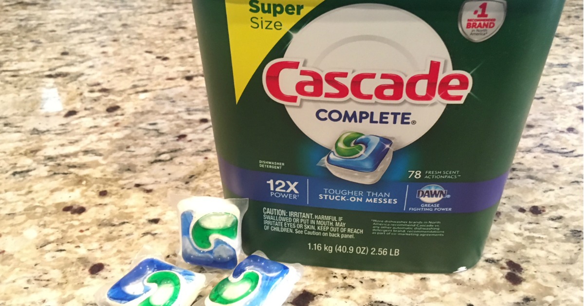 Amazon Cascade Complete 78Count ActionPacs Only 8.87 Shipped