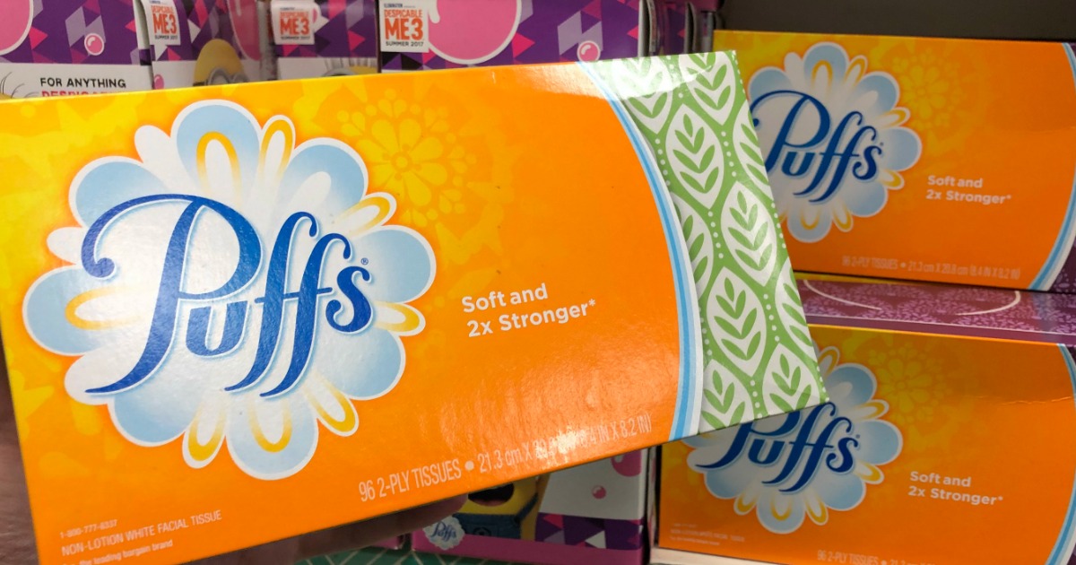 Dollar Tree Puffs Boxed Tissue Only 50¢