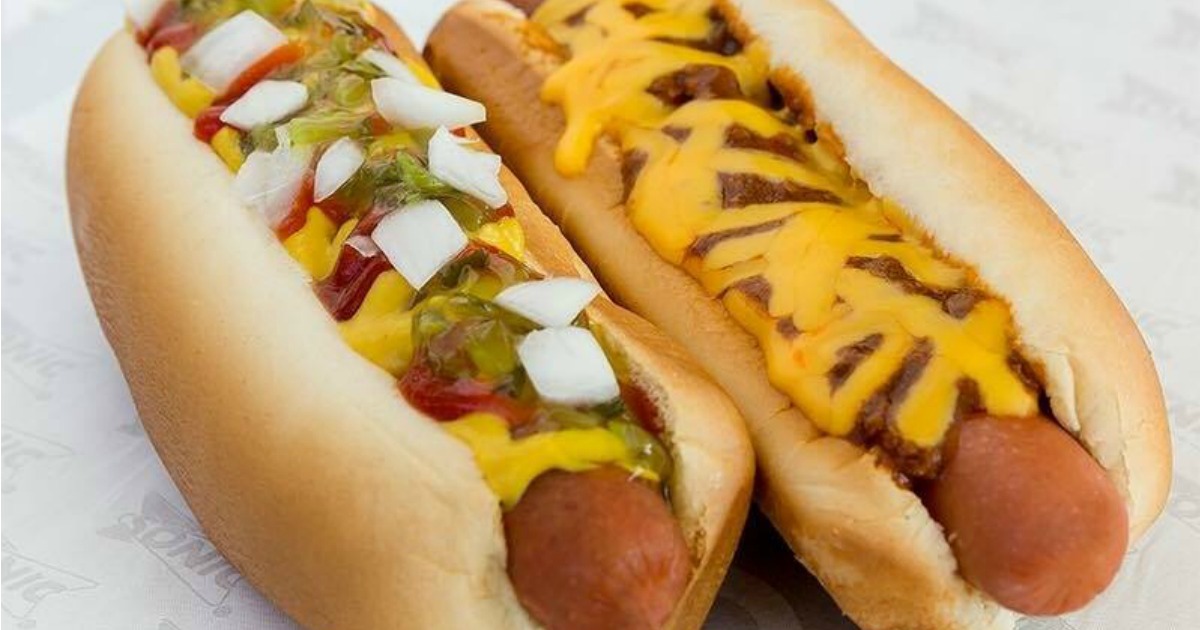 Sonic DriveIn 1 Hot Dogs All Day (September 19th Only) Hip2Save