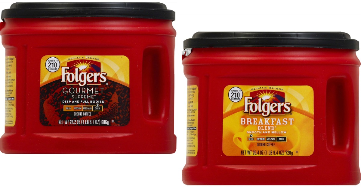 Sam's Club TWO Folgers Coffee 25oz Containers ONLY 6.82 Shipped (Just