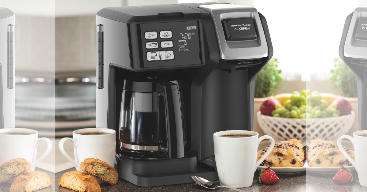 Amazon Hamilton Beach FlexBrew Coffee Maker w/ Bonus Coffee Just 51.