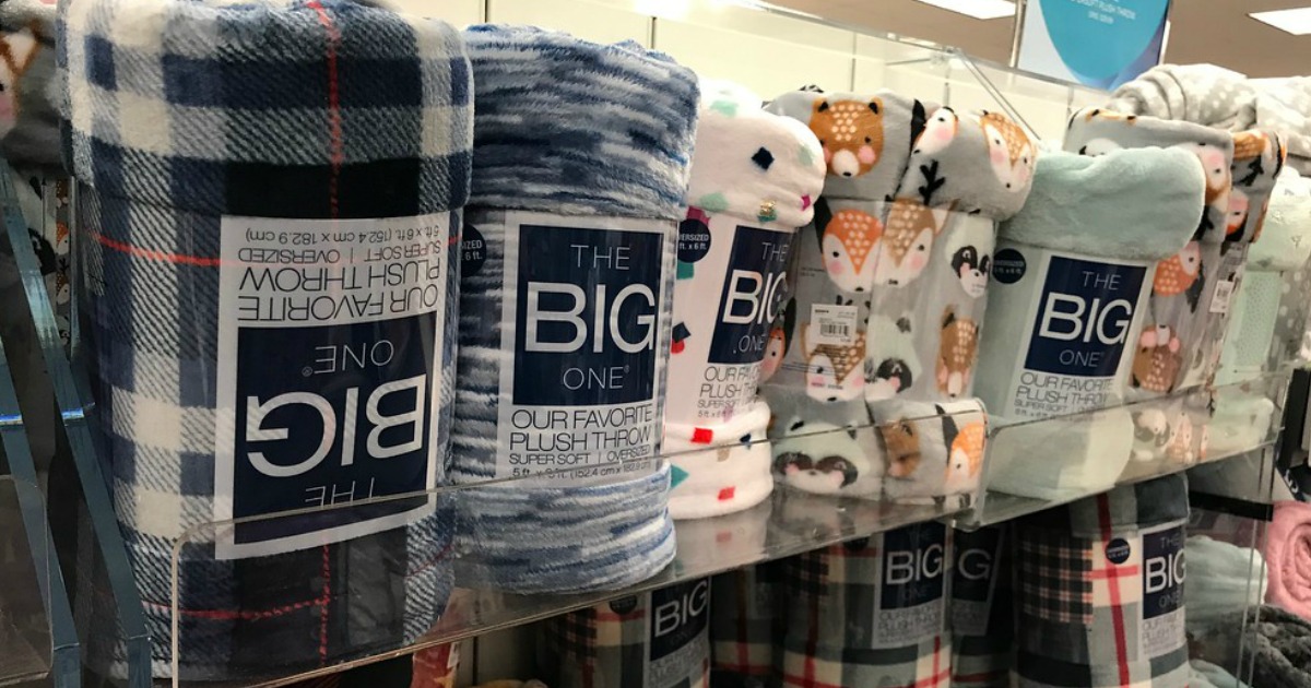 Kohl's The Big One Supersoft Plush Throws Only 6.87 (Regularly 40