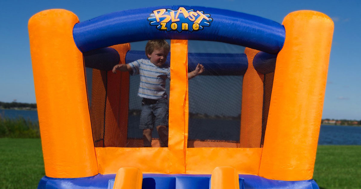 Blast Zone Inflatable Bounce House 124.79 Shipped