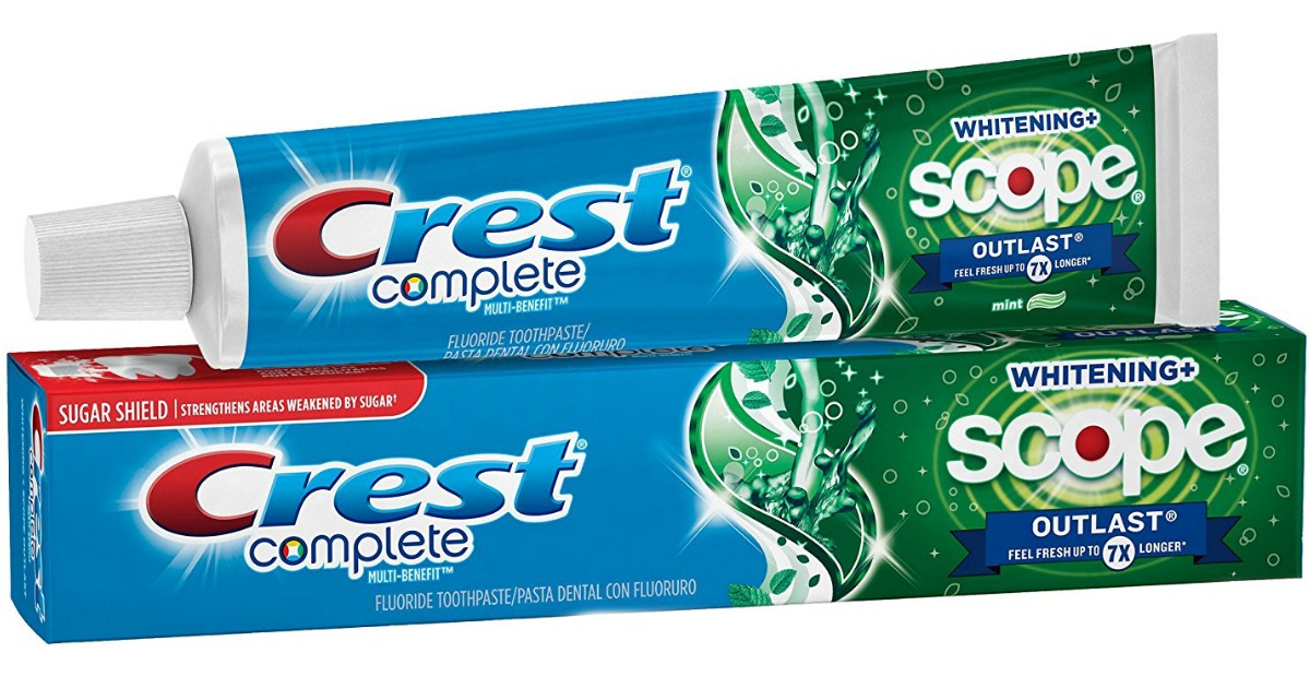 Amazon Crest Complete Whitening Toothpaste Large Tube ONLY 97¢ (AddOn