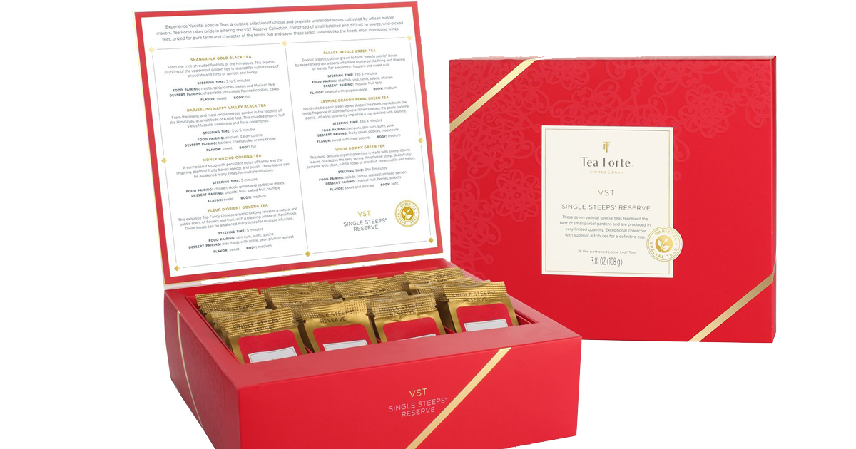 Amazon Highly Rated Tea Forté 28Pouch Tea Chest Only 27.50 Shipped