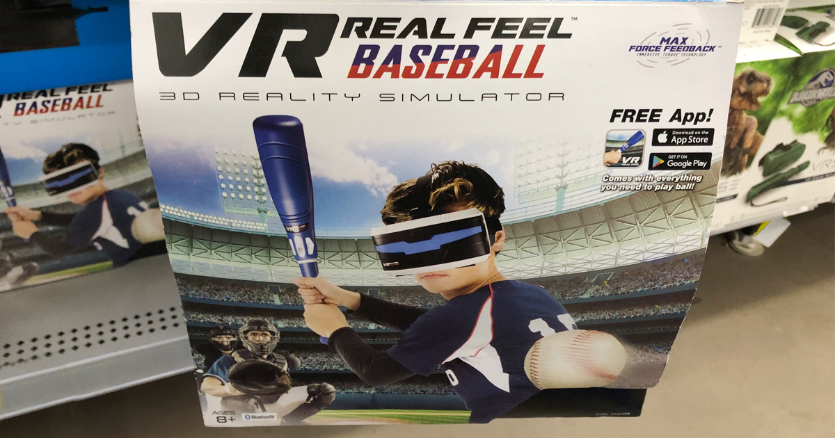 VR Real Feel Baseball 3D Simulator Headset & Bat ONLY 3 at Walmart