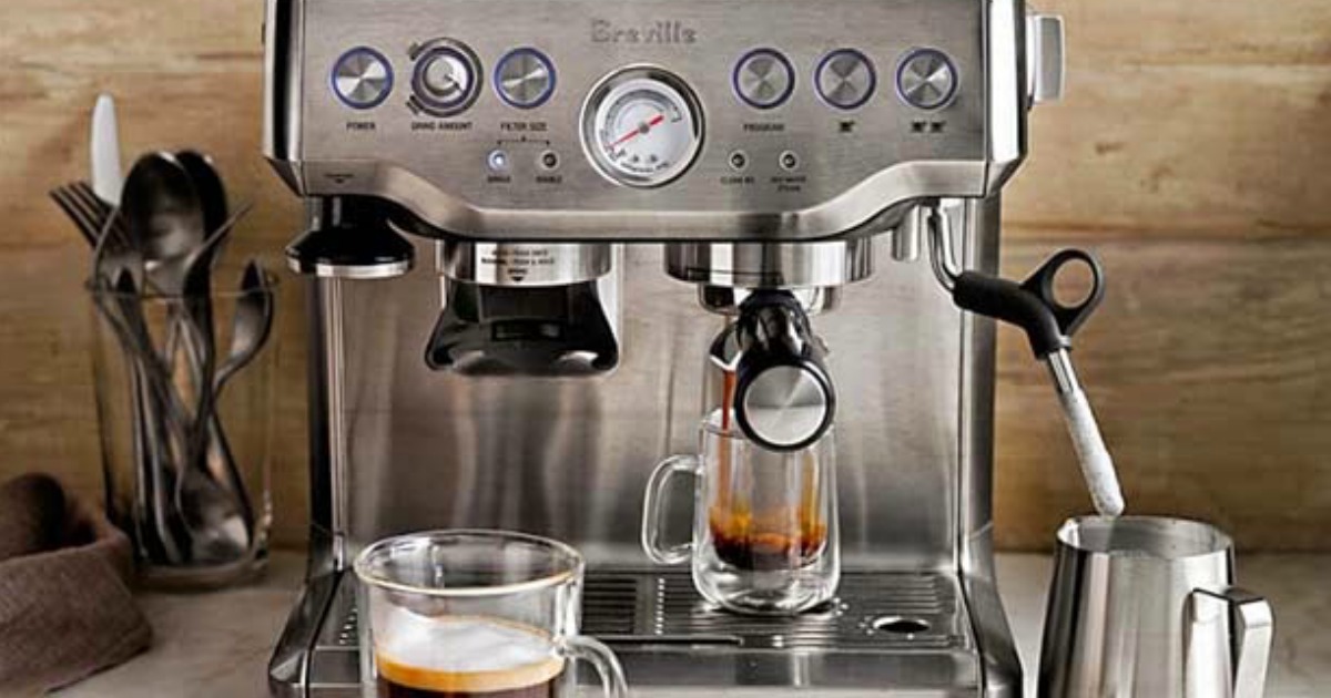Highly Rated Breville Barista Coffee/Espresso Machine Only 459.99