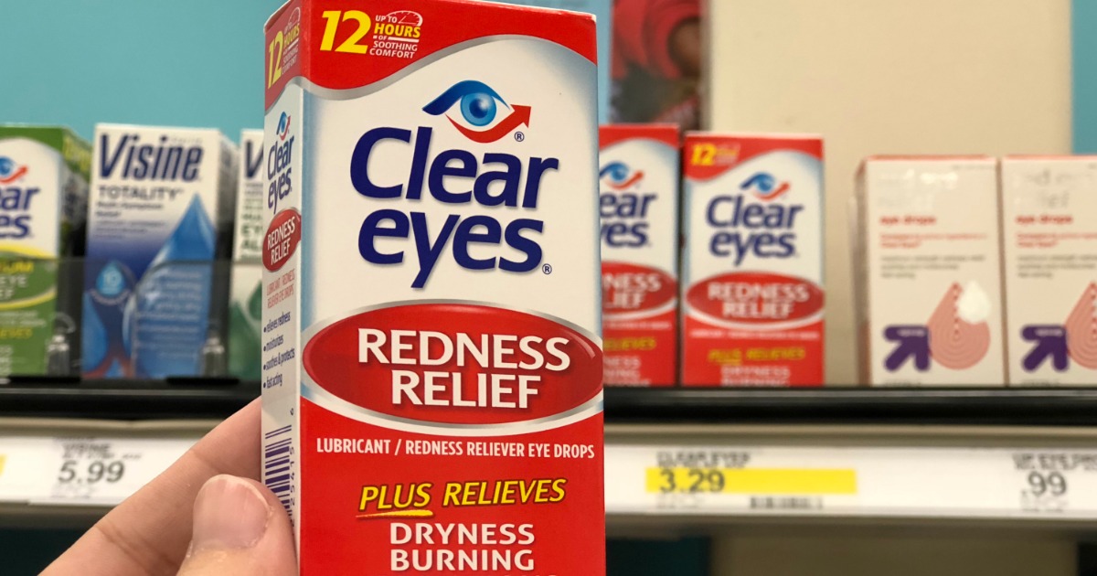 Clear Eyes Redness Relief Eye Drops Just 1.47 at Target
