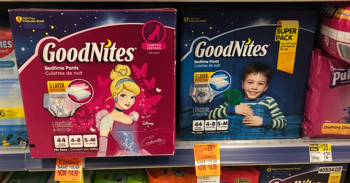 Possibly Over 50 Off Huggies Diapers & GoodNites Bedtime Pants at