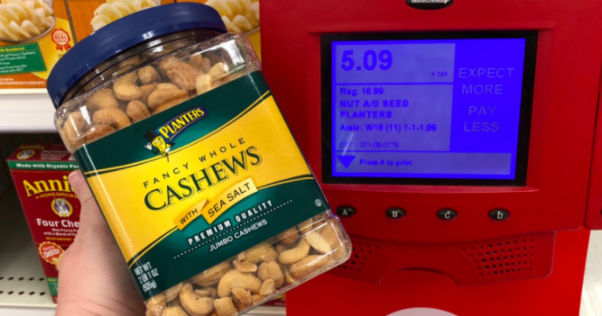Target Clearance Find Planters Cashews 2Pounds as Low as 5.09