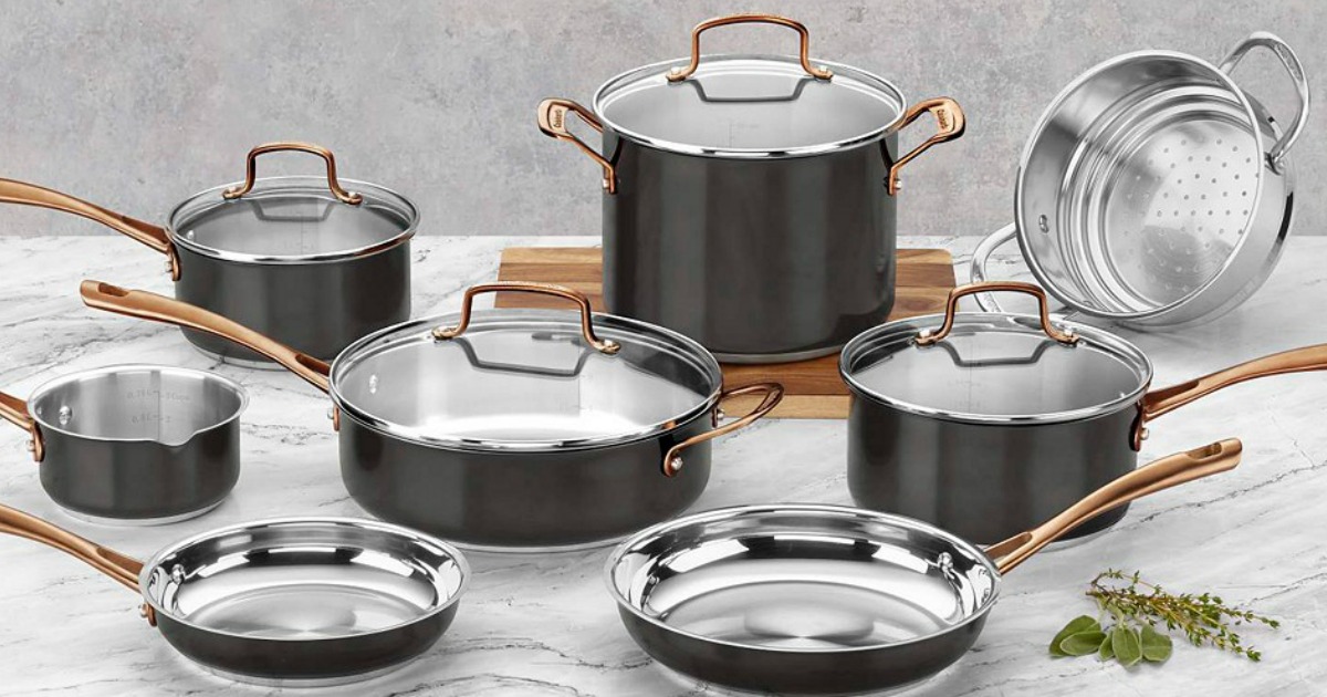 Macy's Cuisinart 12Piece Cookware Set Only 124.99 Shipped After