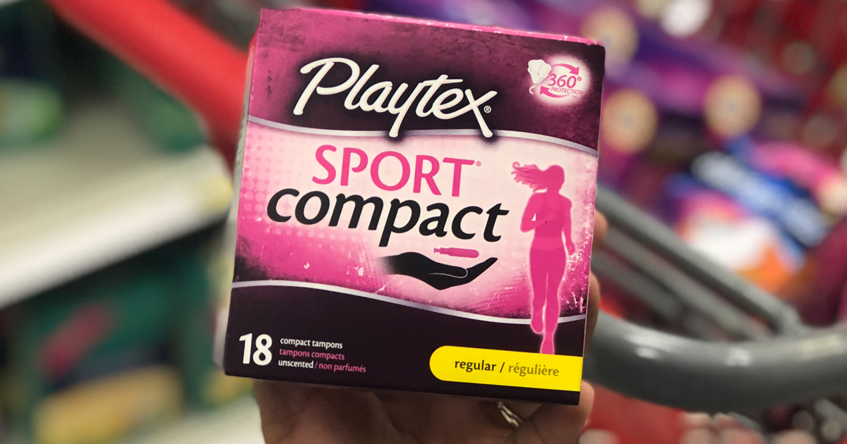 50 Off Playtex Tampons at Target AND Walmart