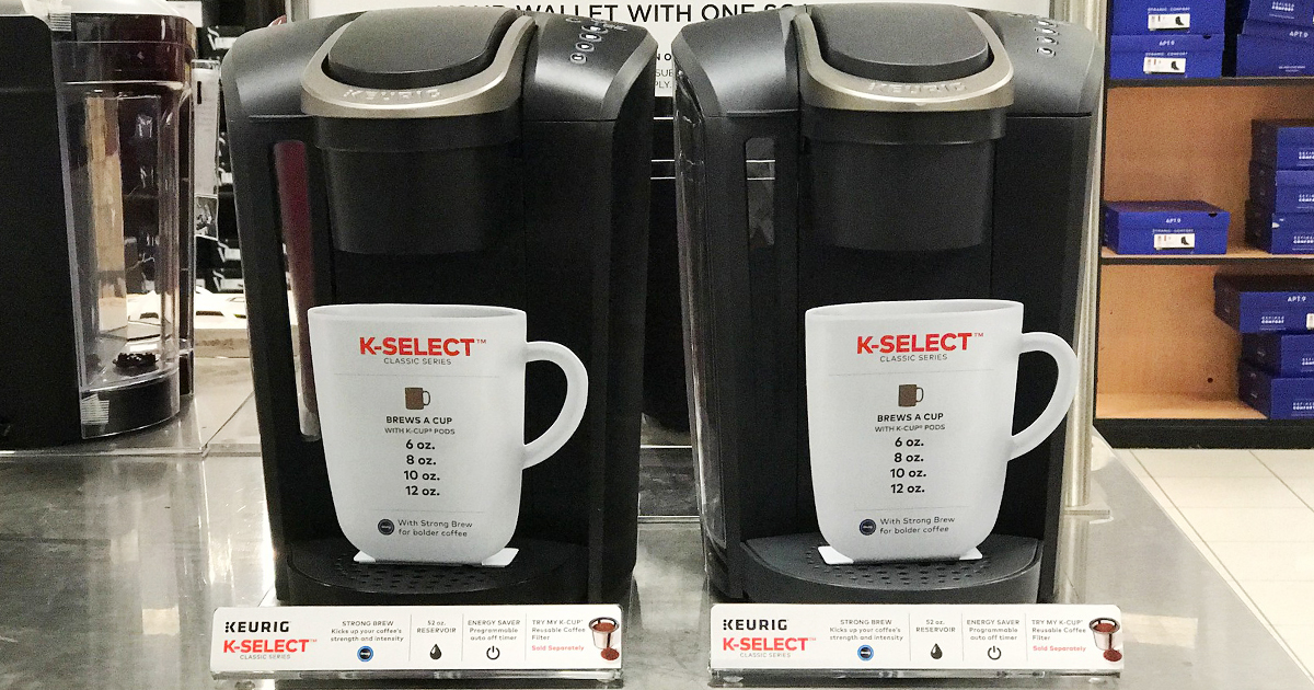 Kohl's Cardholders Keurig KSelect Coffee Maker Only 62.99 Shipped