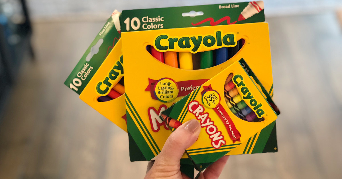 50¢ Crayola Crayons, 1 Crayola Colored Pencils & More at Office Depot