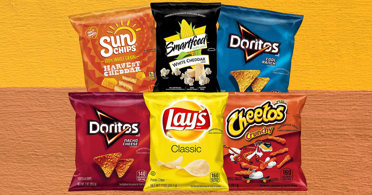 Amazon FritoLay Chips 35Bag Variety Pack Only 9.65 Shipped (Just 28