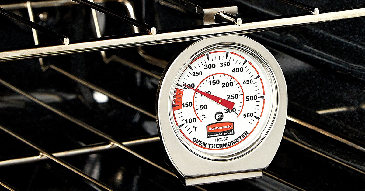 Amazon Rubbermaid Commercial Stainless Steel Oven Thermometer ONLY 6.