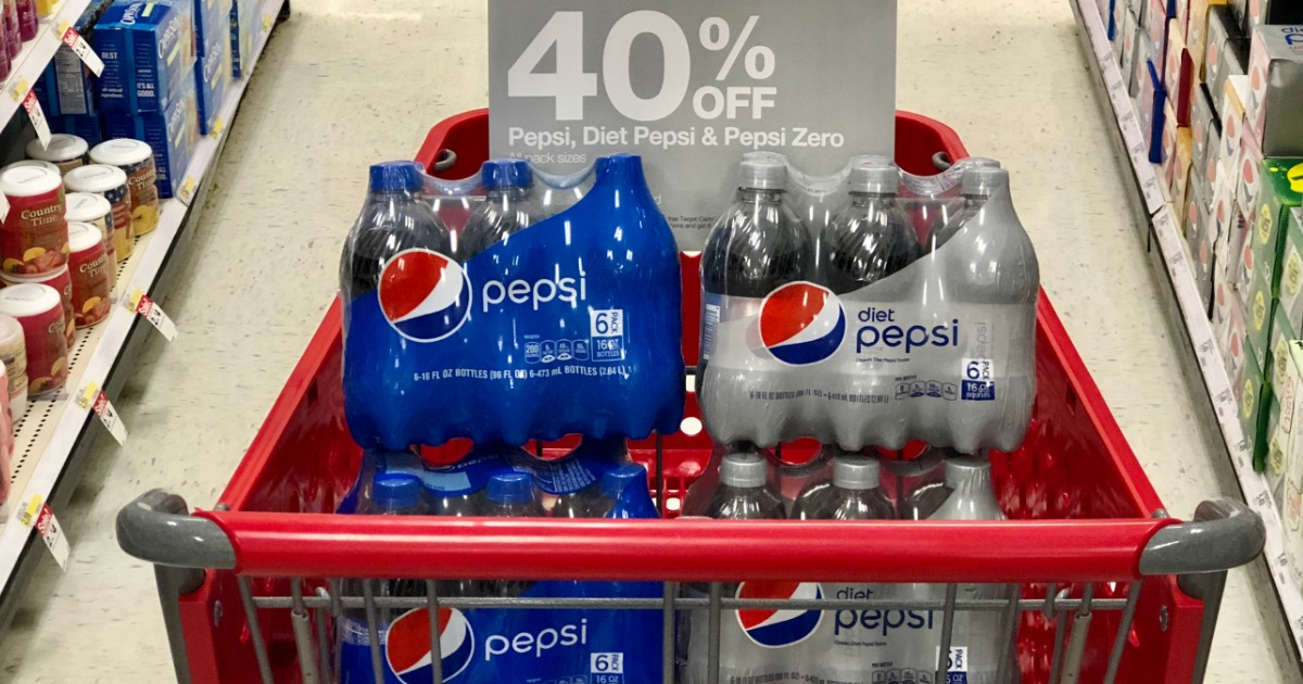 Up to 65 Off Pepsi Products After Cash Back at Target
