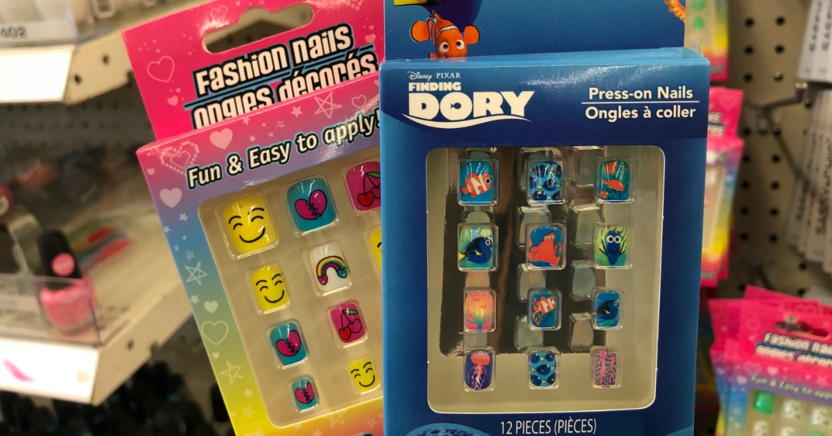 Kids Press On Nails Only 1 Each at Dollar Tree & More