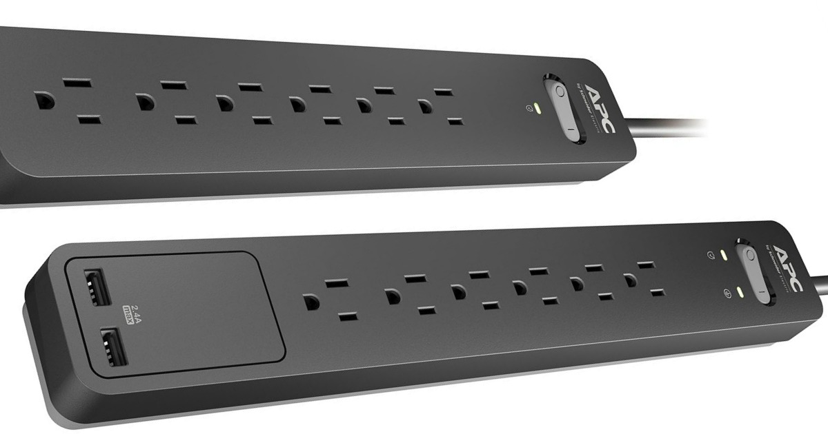 Sam’s Club 6Outlet Surge Protector TwoPack ONLY 9.88