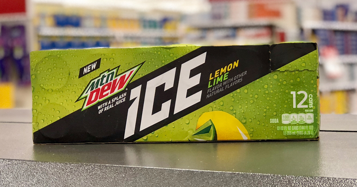 Mtn Dew Ice 12Packs Only 1.99 After Cash Back at Target (Just 17¢ Per