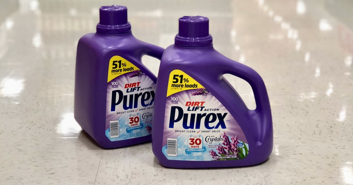 Purex Laundry Detergent 150 Ounce Just 3.89 After Cash Back at Target