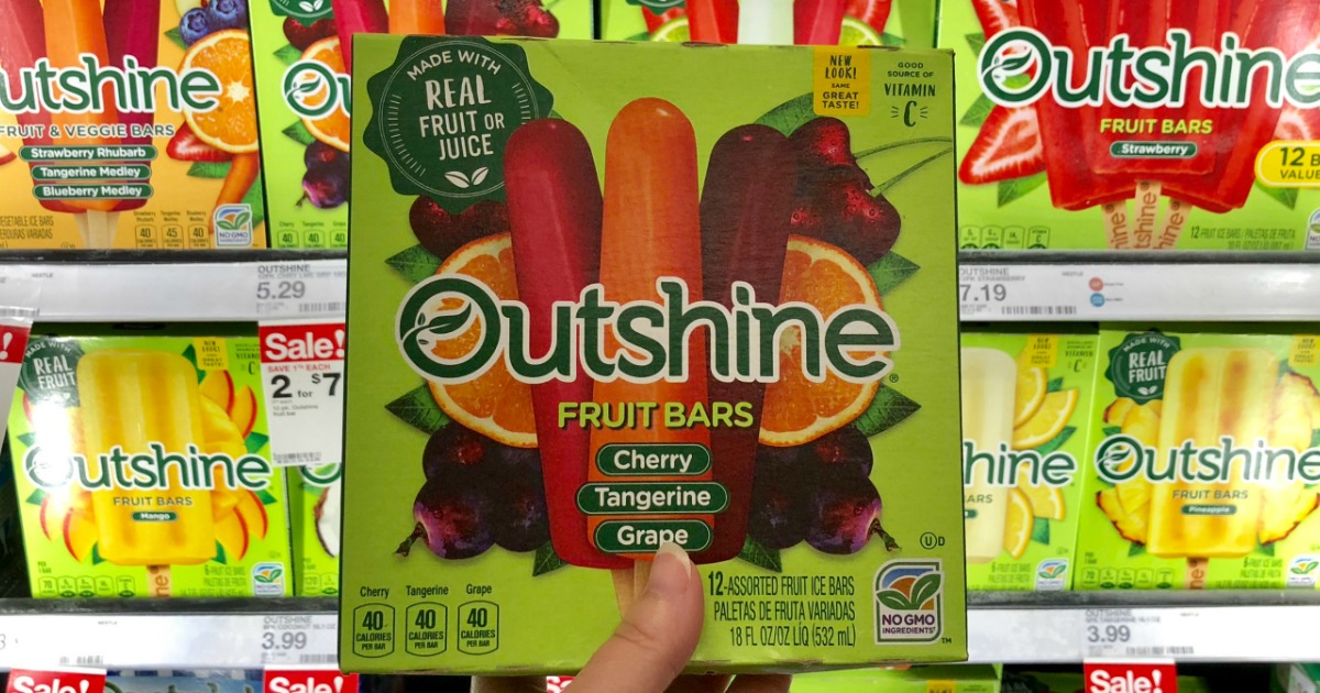 Outshine Fruit Bars Only 1.96 at Target (Regularly 5.29) & More
