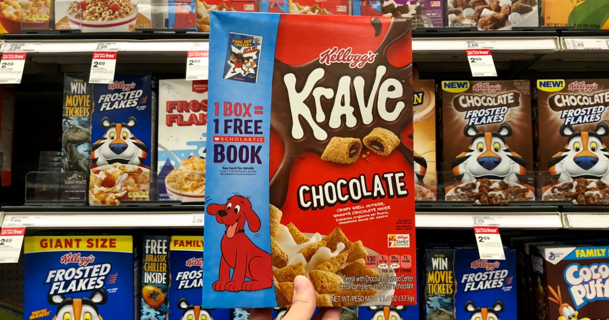 8 Kellogg's Cereal Boxes AND 8 Scholastic Books Only 13.14 at Target