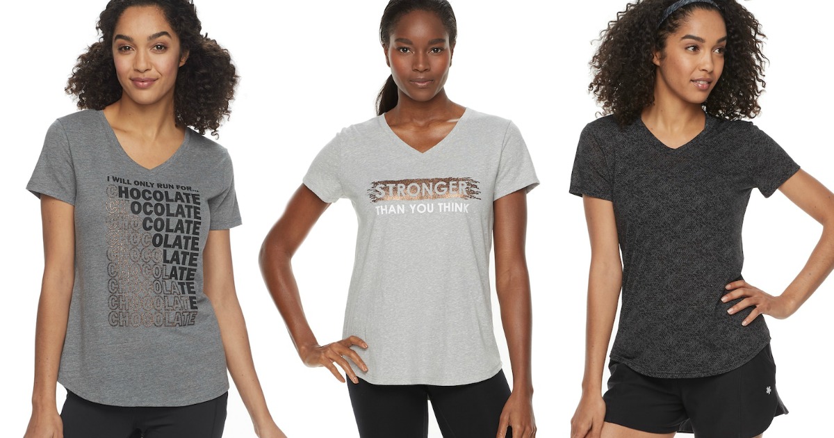 Kohl’s Cardholders Women's Active Tops Only 3.64 Shipped