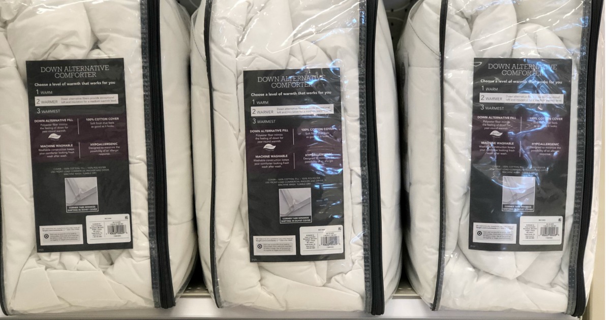 50 Off Down Blend & Down Alternative Comforters at Target