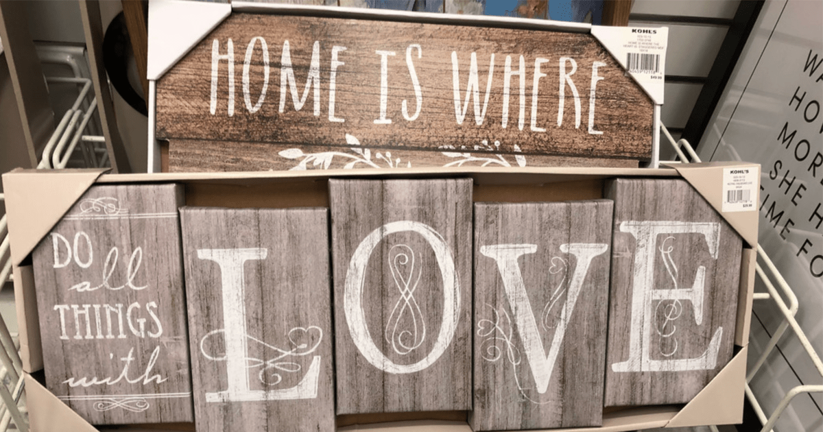 Over 65 Off Farmhouse Decor at Kohl's