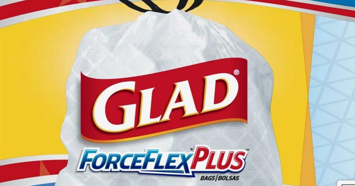 Amazon Glad ForceFlexPlus Tall Kitchen Trash Bags 80Count Only 7.78