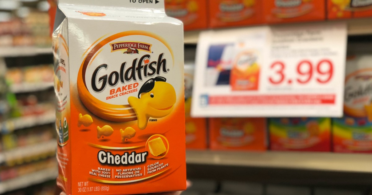 HUGE Pepperidge Farm Goldfish Cartons Only 3.99 at Kroger (9/28 & 9/29