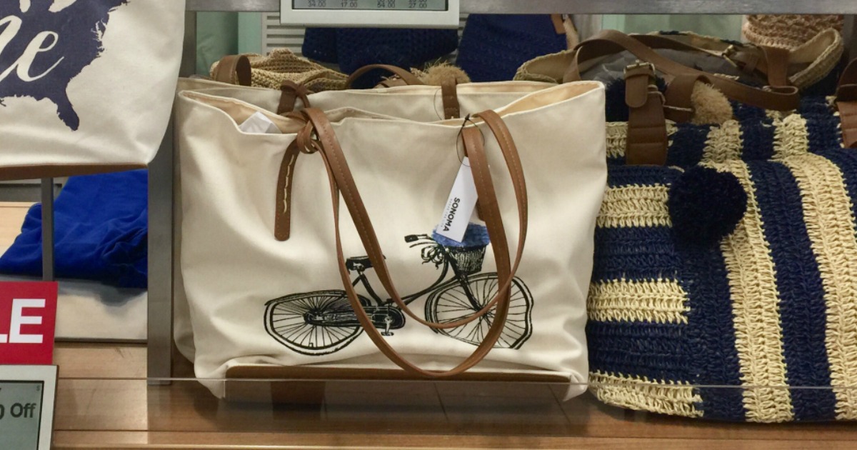 Up to 75 Off SONOMA Goods for Life Canvas Totes at Kohl's
