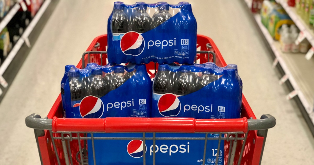Pepsi 8Pack Bottles & 12Pack Cans as Low as 1.81 Each After Cash