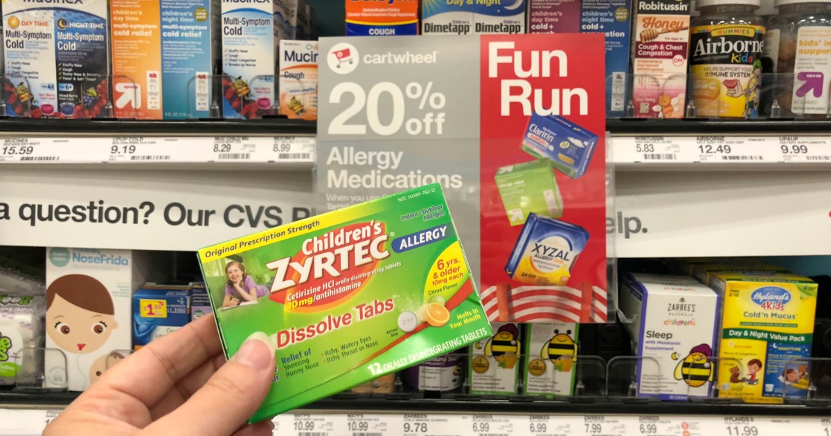 Up to 60 Off Allergy Medications at Target (Zyrtec, Claritin, & Xyzal)